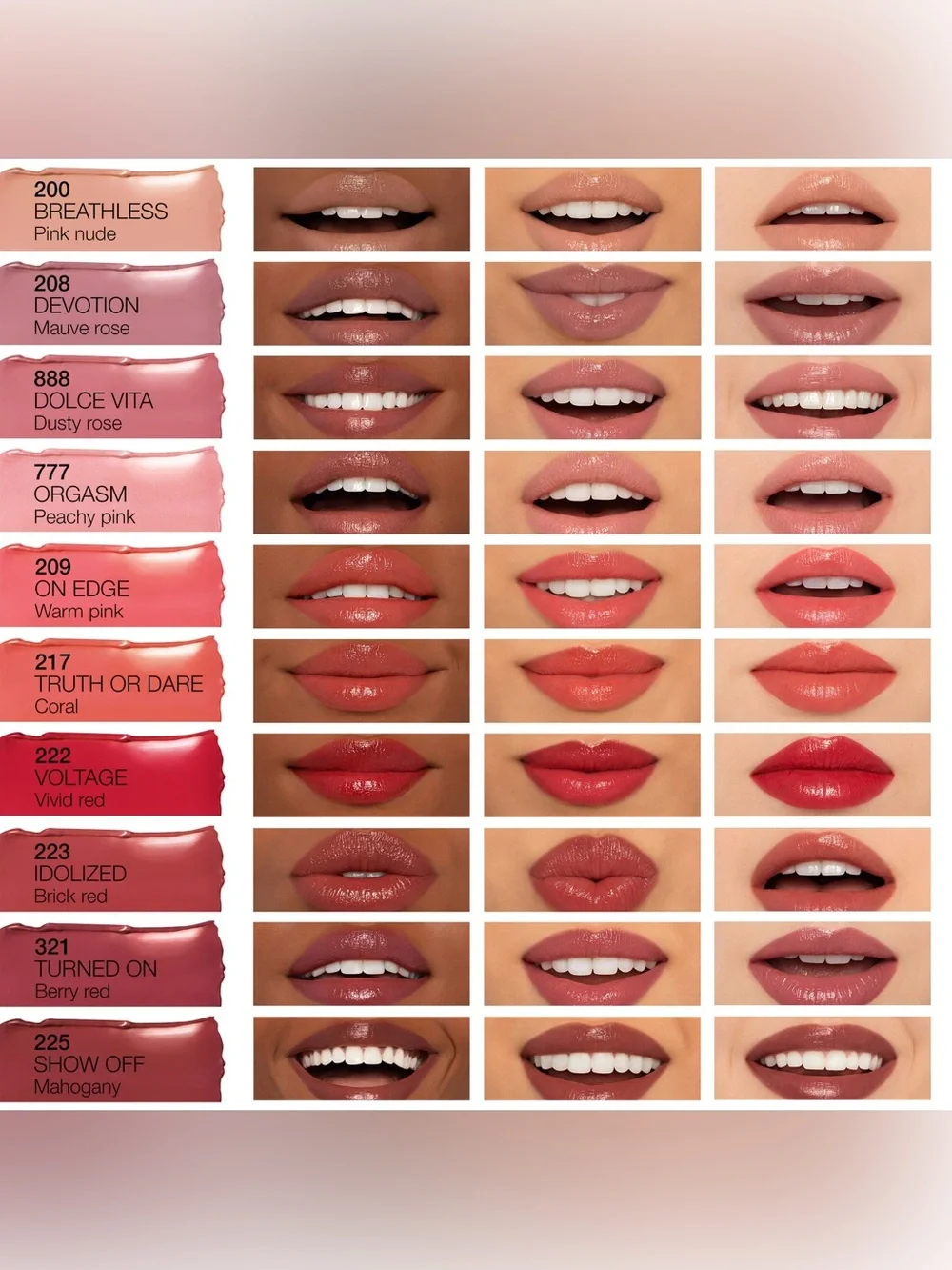 NARS Lipstick - berry red